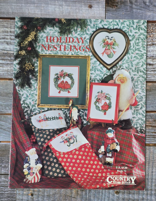 Country Cross Stitch: Holiday Nestlings Pattern