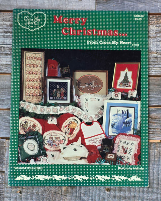 Cross My Heart: Merry Christmas... CSB-38 Pattern