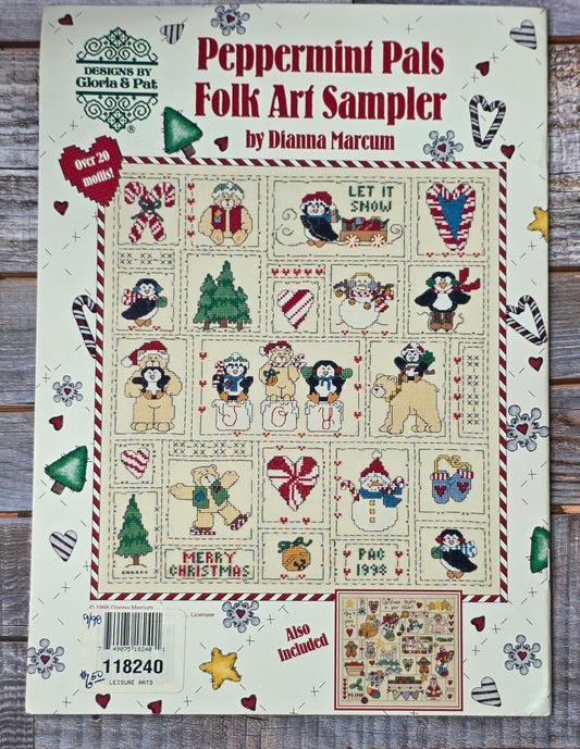 Designs by Gloria & Pat: Christmas In Your Heart Folk Art Sampler Pattern