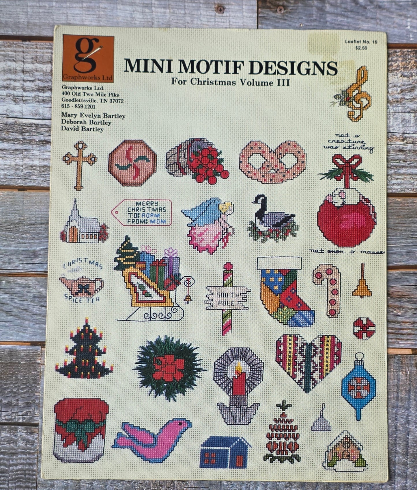 Graphworks Ltd: Mini Motif Designs for Christmas Volume III Pattern