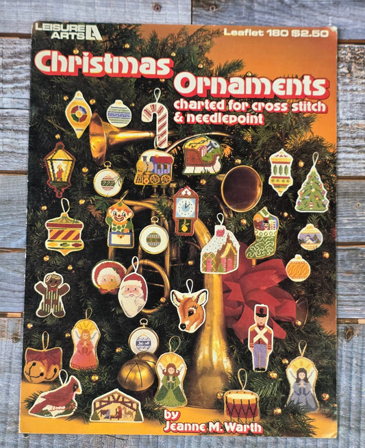 Leisure Arts: Christmas Ornaments Leaflet 180 Pattern