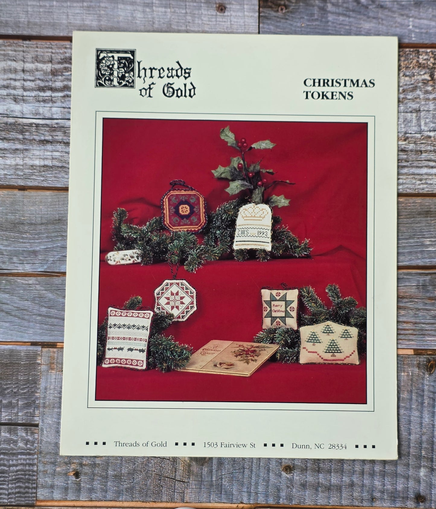 Threads of Gold: Christmas Tokens Pattern