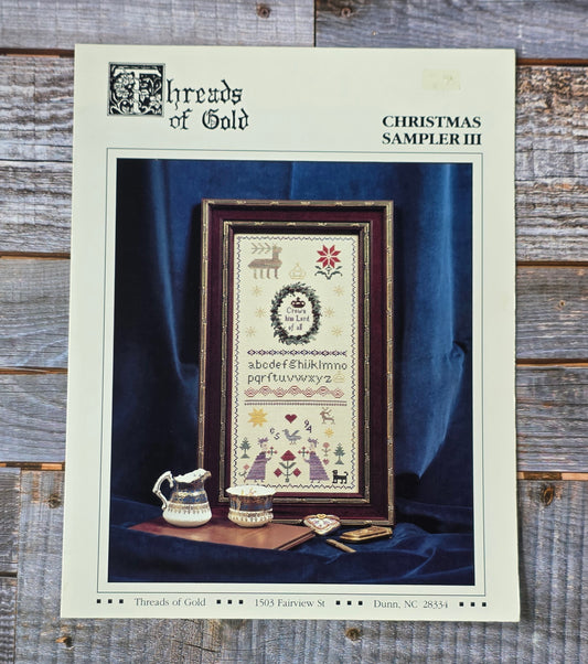 Threads of Gold: Christmas Sampler III Pattern