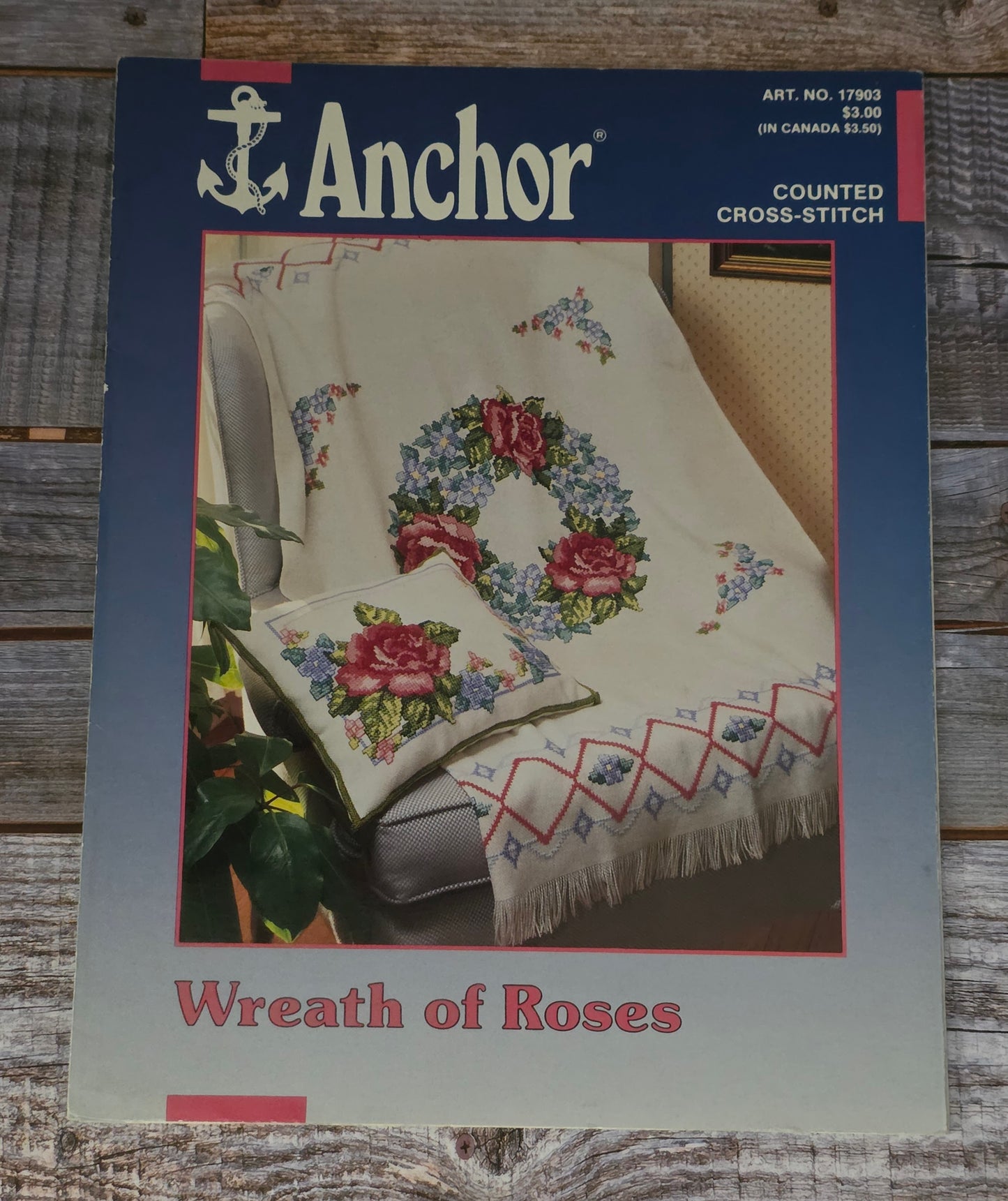 Anchor: Wreath of Roses Pattern