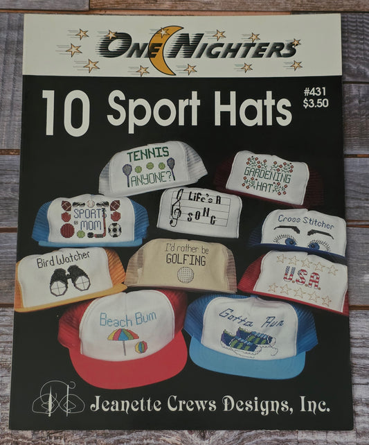 Jeanette Crew's Designs: One Nighters 10 Spot Hats Pattern