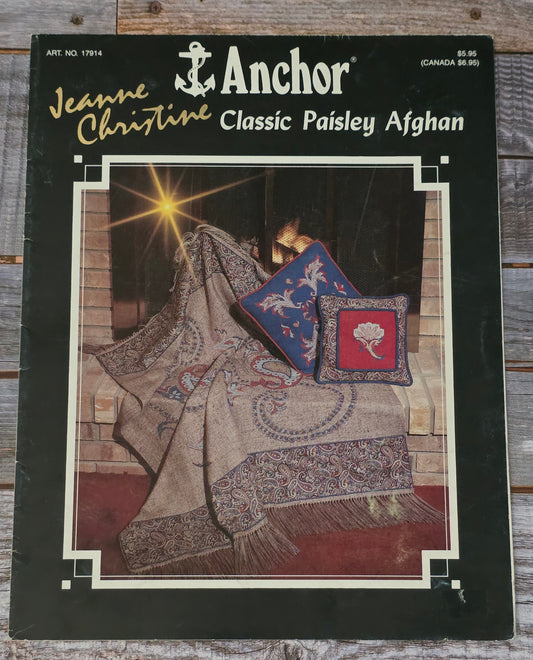 Anchor: Classic Paisley Afghan Pattern