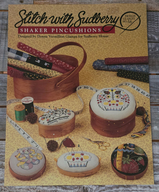 Stitch with Sudberry: Shaker Pincushions No 56 Pattern