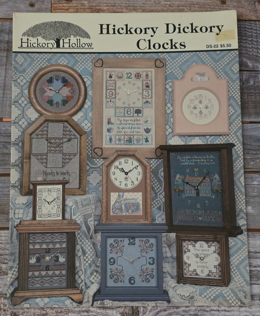 Hickory Hollow: Hickory Dickory Clocks Pattern DS-22