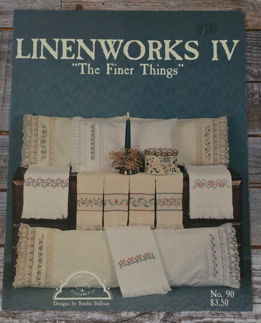 Homespun Elegant Ltd: Linenworks IV The Finer Things Pattern 90