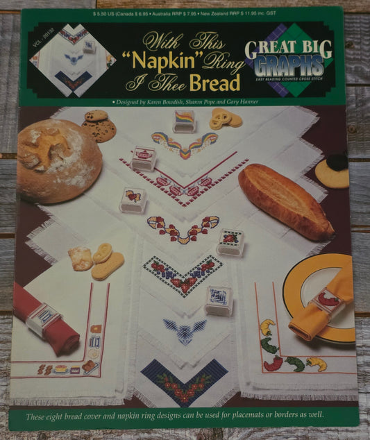 Great Big Graphs: With This Napkin Ring I Thee Bread Pattern
