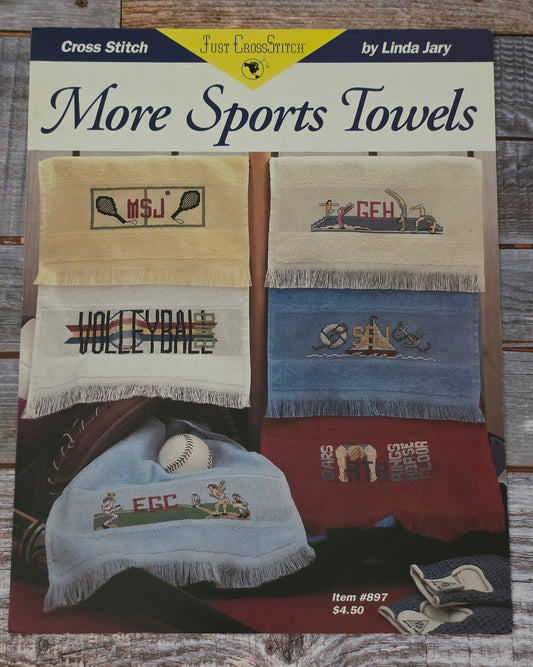 Just Cross Stitch: More Sports Towels Pattern #897