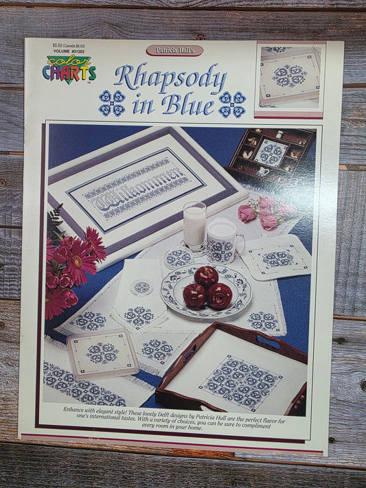 Color Charts: Rhapsody in Blue Pattern