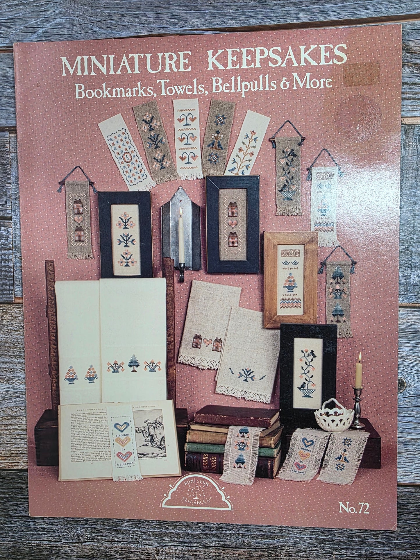 Homespun Elegance Ltd: Miniature Keepsakes: Bookmarks, Towels, Bellpulls & More Pattern