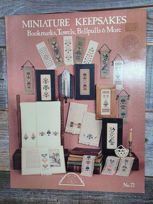 Homespun Elegance Ltd: Miniature Keepsakes: Bookmarks, Towels, Bellpulls & More Pattern