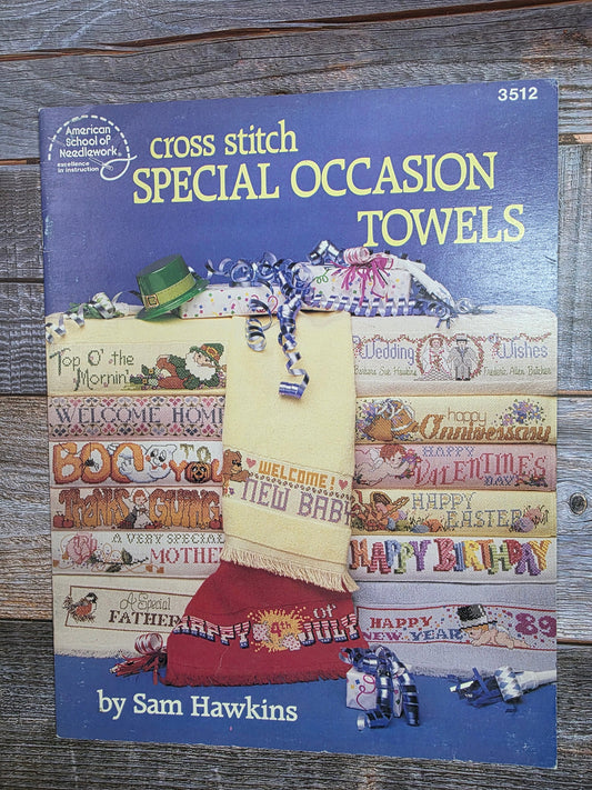 American School of Needlework: Cross Stitch Special Occasion Towels Pattern
