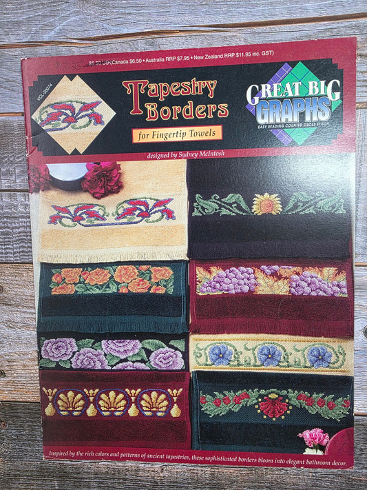 Great Big Graphics: Tapestry Borders for Fingertip Towels Pattern