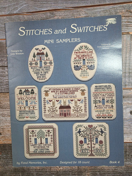 Fond Memories Inc: Stitches and Switches Mini Samplers Pattern