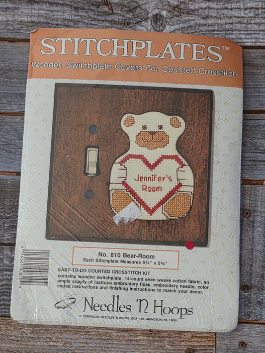 Needles N' Hoops Stitchplates: Bear-Room Kit No. 810