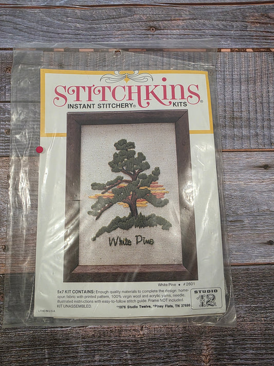Stitchkins: White Pine Embroidery Kit #2601