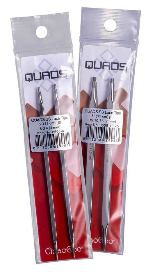 Chiaogoo Quads Lace Stainless Steel Tips