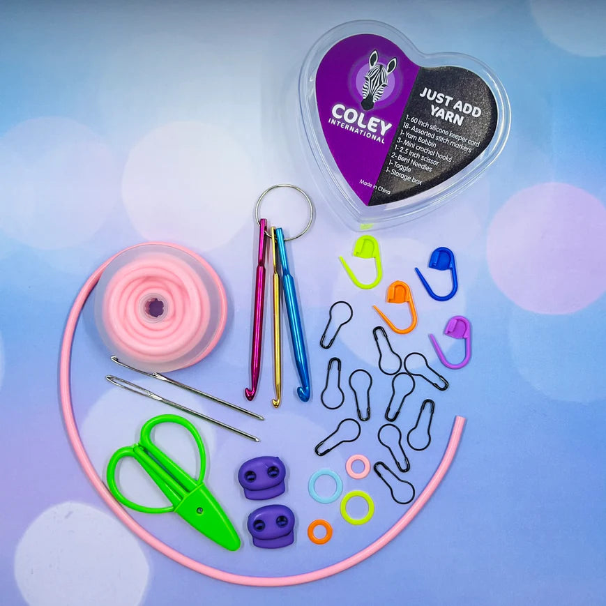 Just Add Yarn - Knit or Crochet Kits
