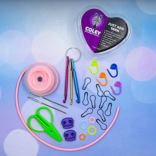 Just Add Yarn - Knit or Crochet Kits