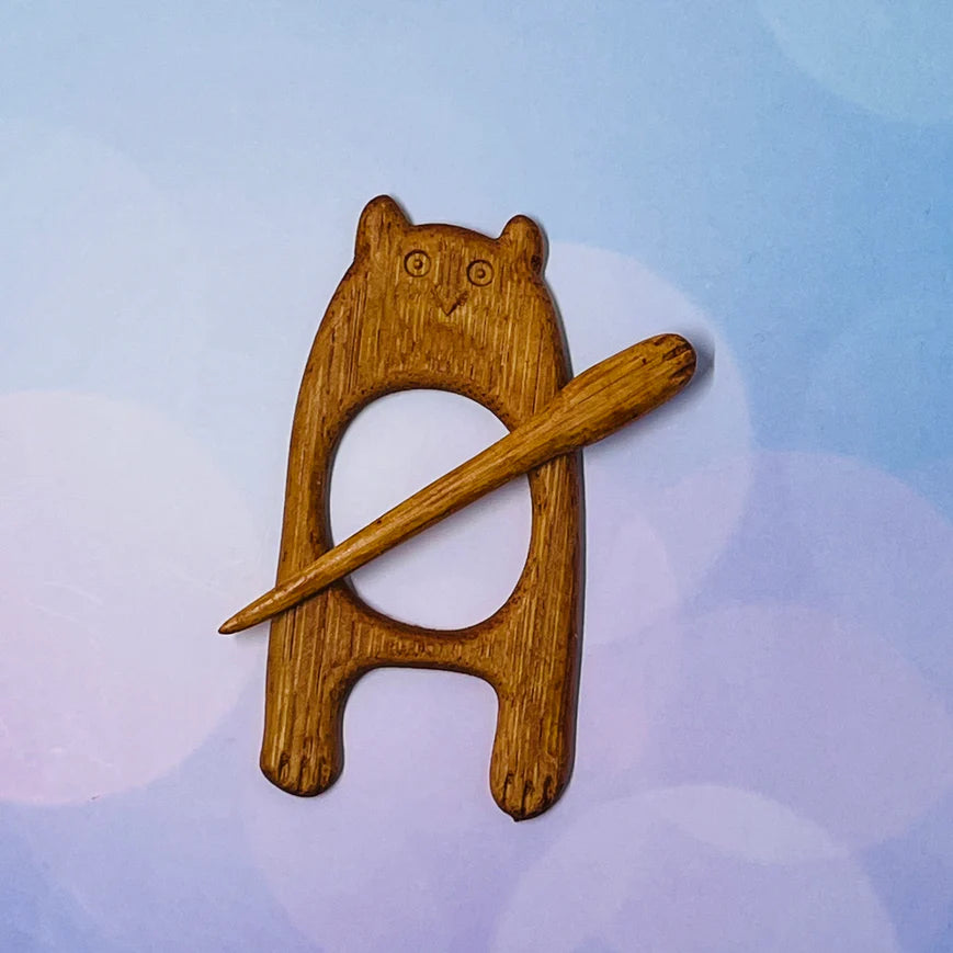 Coley Wooden Shawl Pins