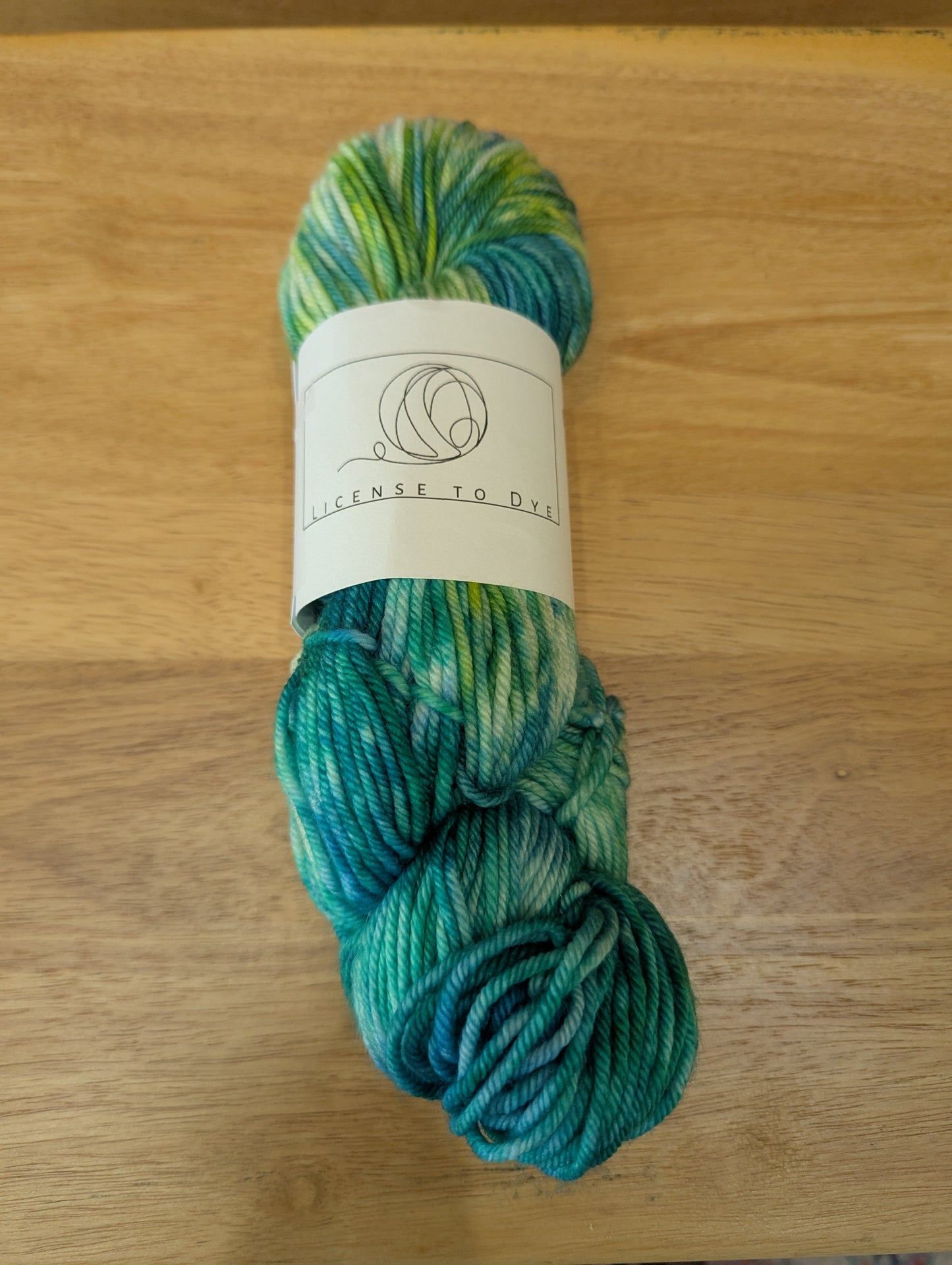 License to Dye - Worsted Variegated w/ Nylon