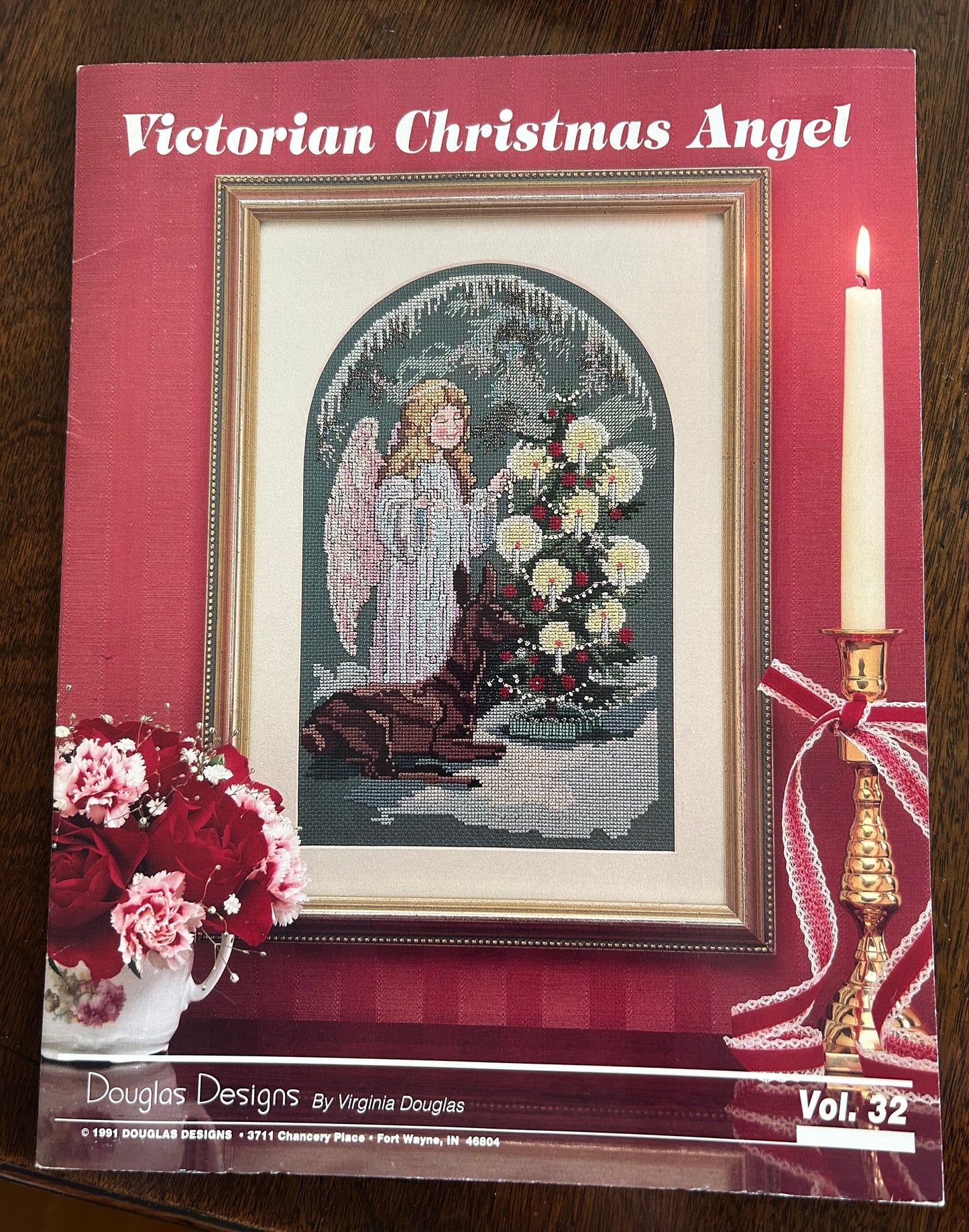 Victorian Christmas Angel Cross Stitch Pattern Leaflet Vol. 32