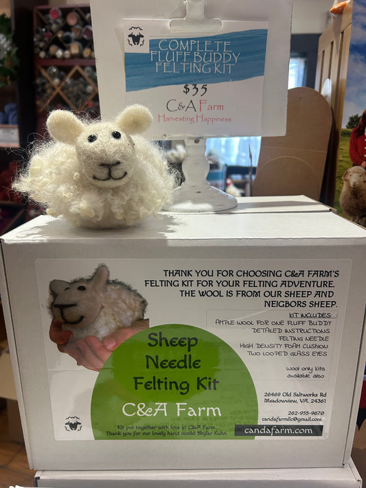 C&A Farm sheep needle felting kit