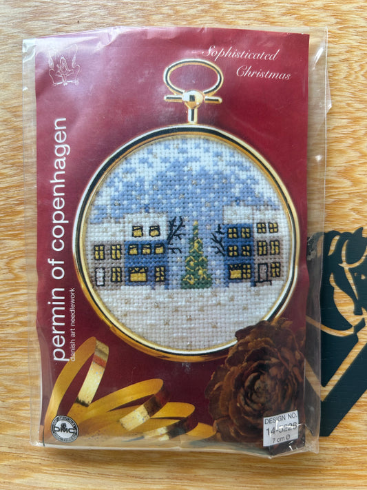 Permin of copenhagen cross stitch ornament kit
