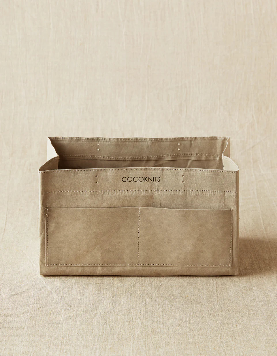 Cocoknits Kraft Caddy with Leather Handle Kit