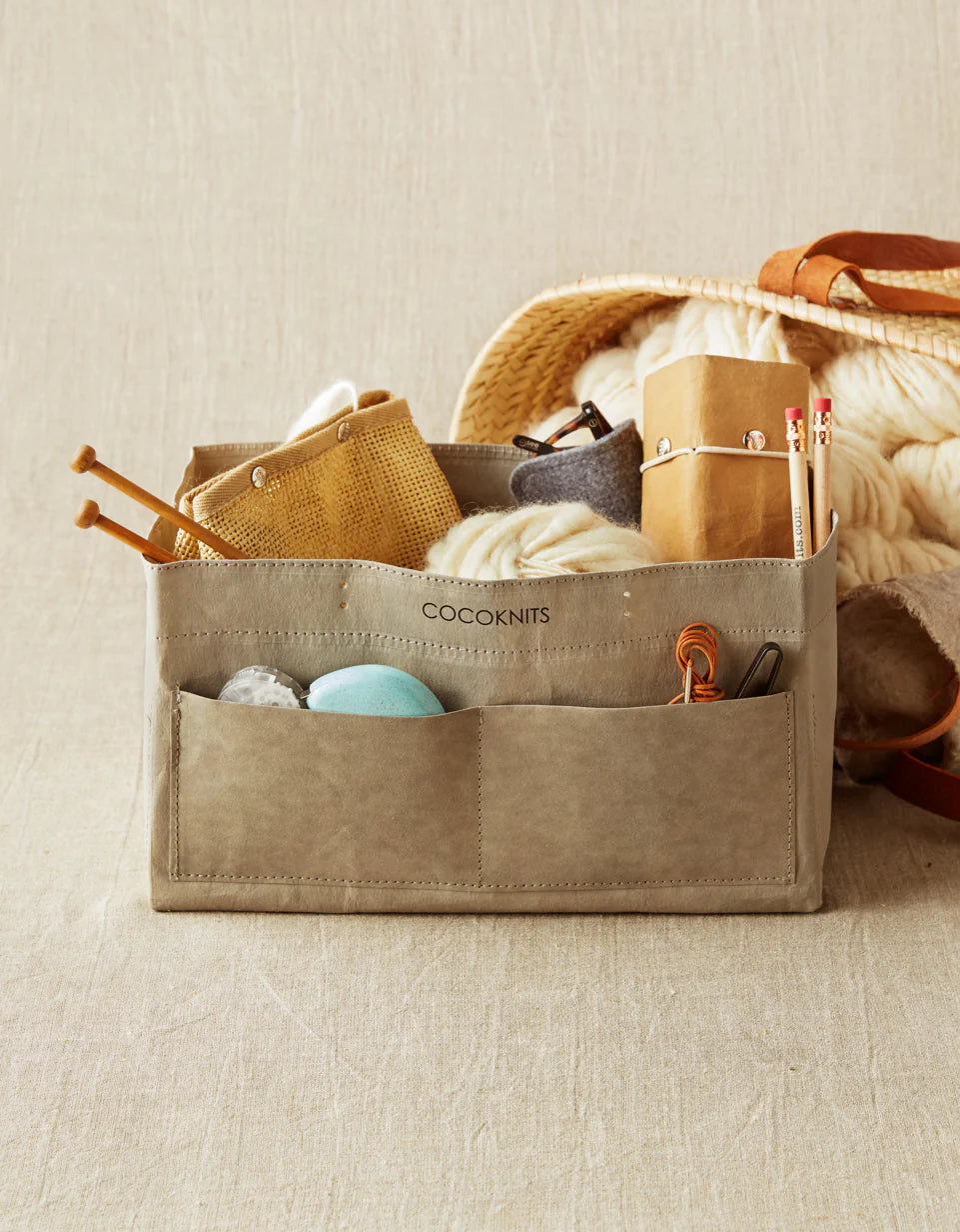 Cocoknits Kraft Caddy with Leather Handle Kit