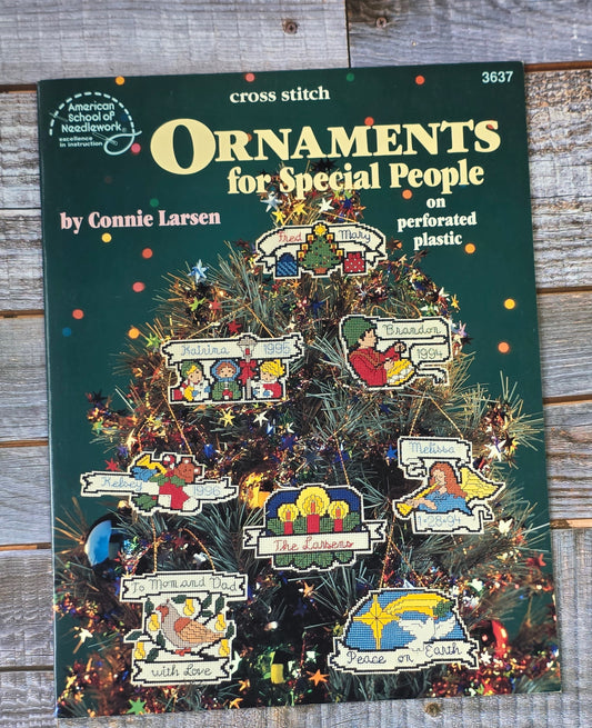 American School Of Needlework: Ornaments for Special People 3637 Pattern
