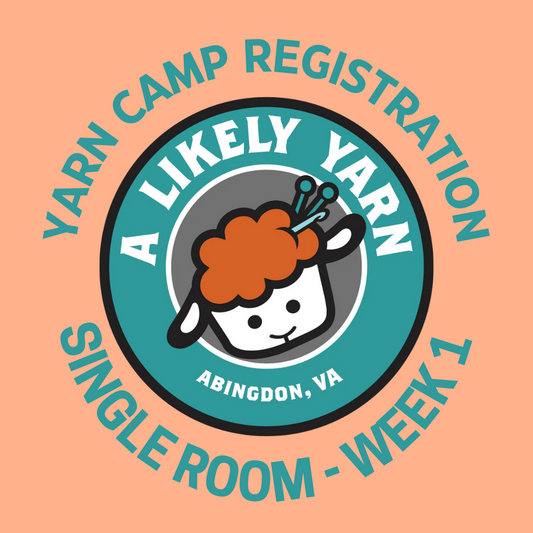 Yarn Camp Registration - Overnight Camper - Individual Room - Week 1