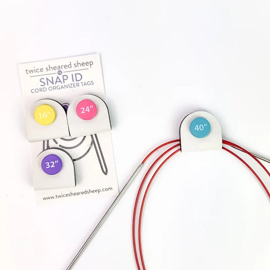 TSS Snap ID Cord Organizer Tags - Standard Sizing