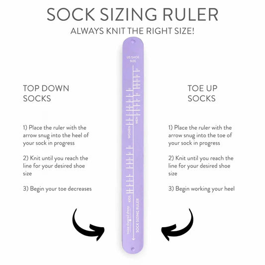 TSS Sock Sizing Ruler Bracelet
