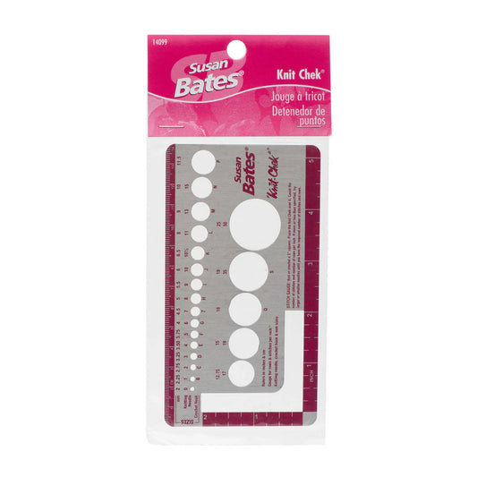 Susan Bates Knit or Crochet Gauge