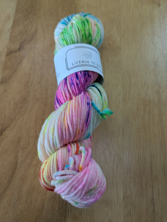 License to Dye - Worsted Variegated w/ Nylon