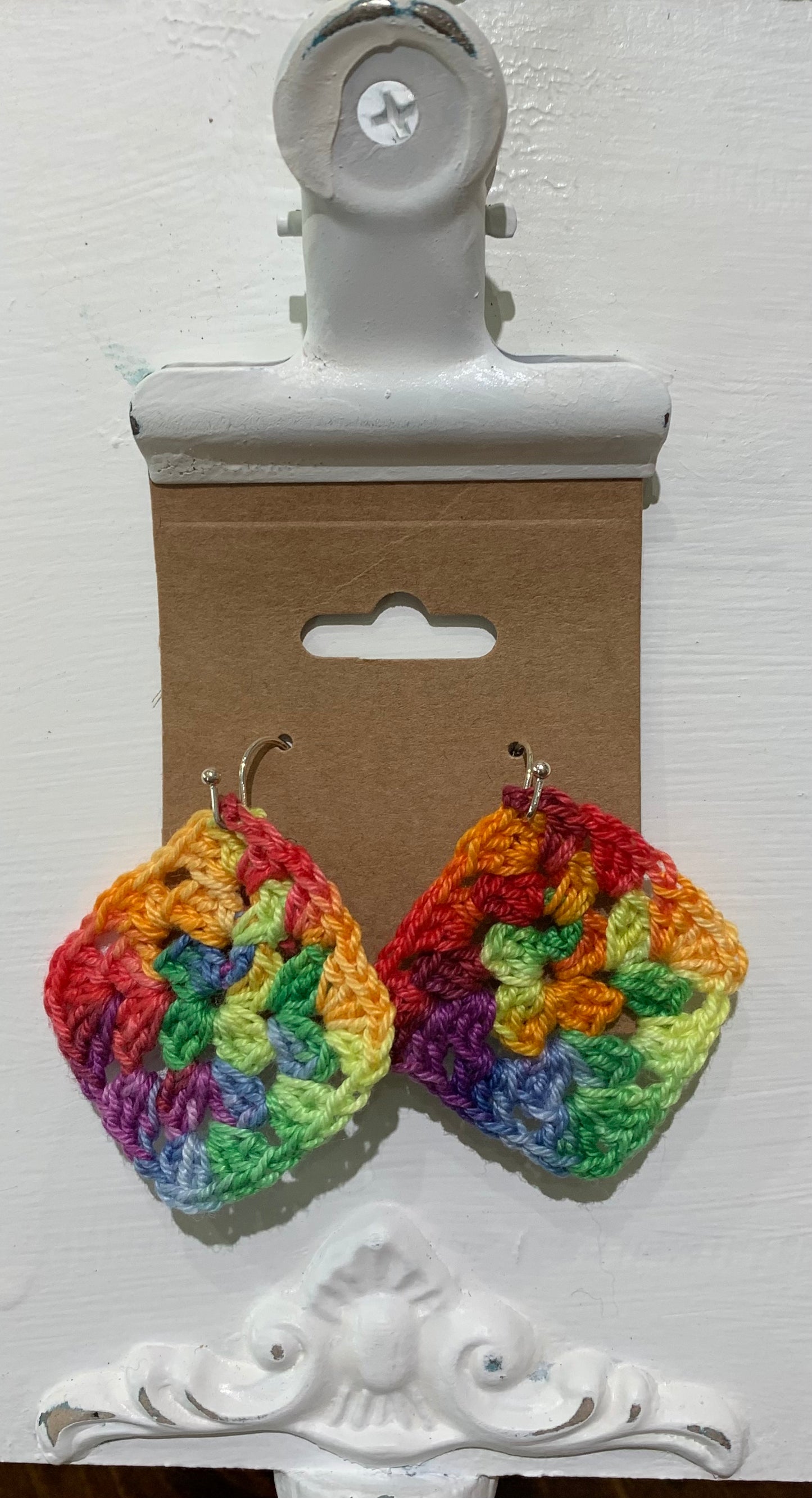 Granny Square Earrings by Jordan