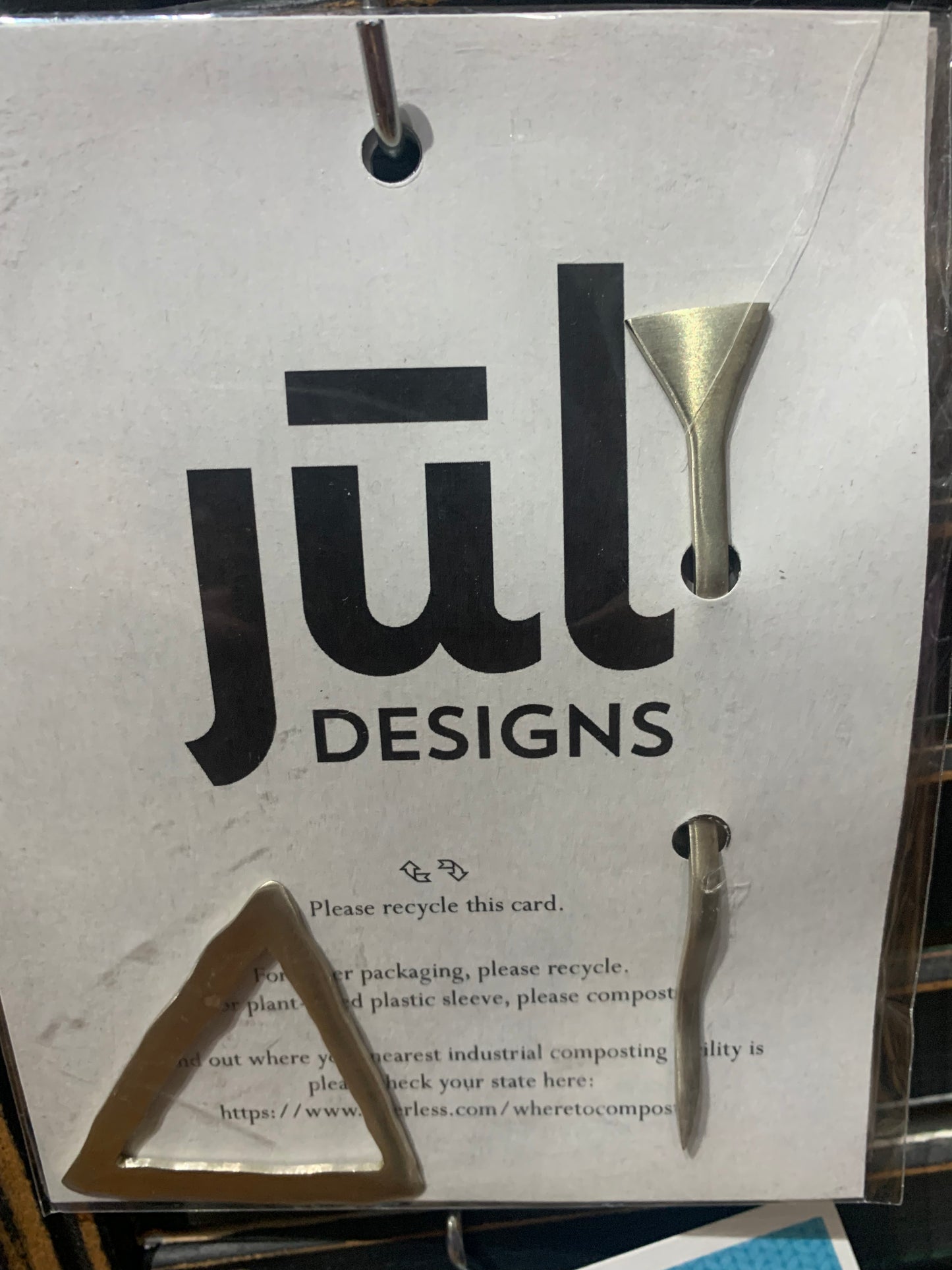 Jul Designs Triangle Shawl Pin