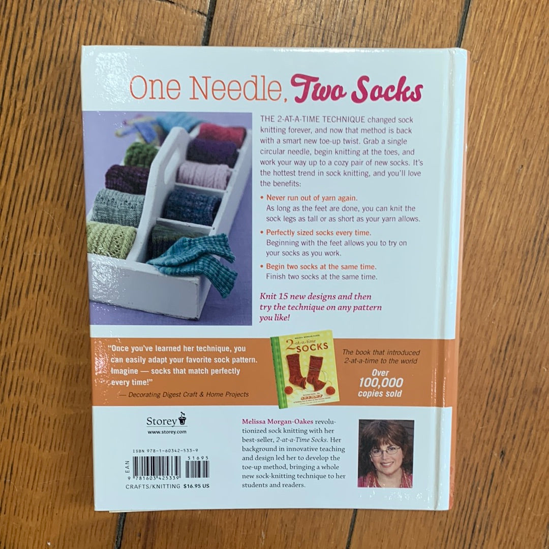 Toe-Up 2-at-a-Time Socks - Melissa Morgan-Oakes