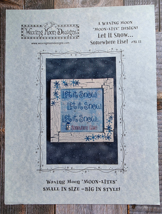 Waxing Moon Designs: Let it Snow Pattern #094