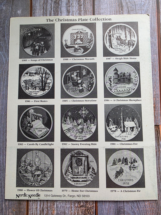 Nordic Needle: The Christmas Plate Collection: 1989 Songs of Christmas Pattern