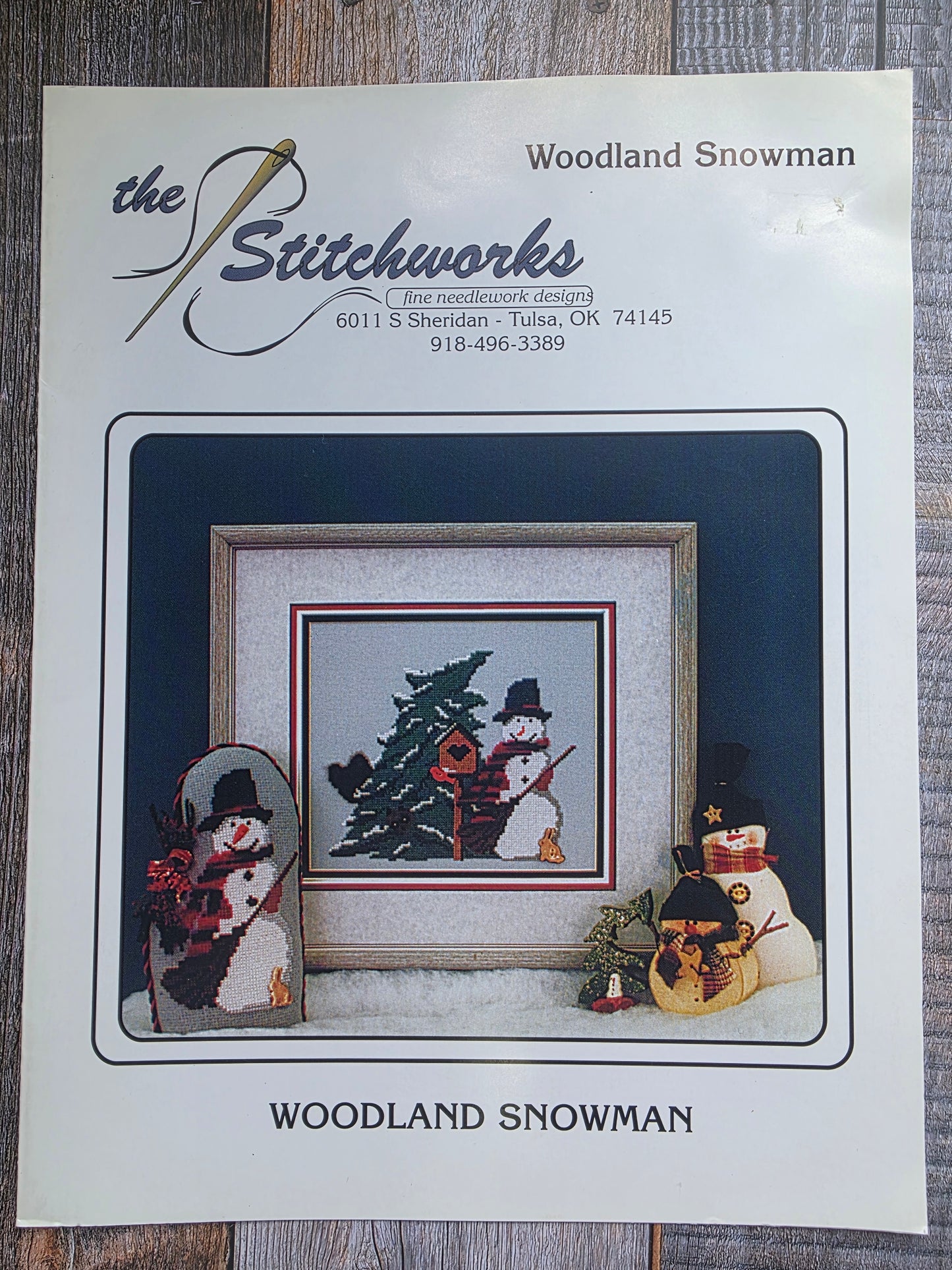 The Stitchworks: Woodland Snowman Pattern