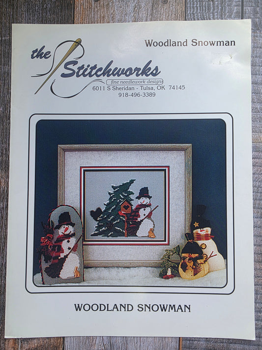 The Stitchworks: Woodland Snowman Pattern