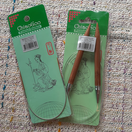 ChiaoGoo Bamboo Circular Knitting Needles 40