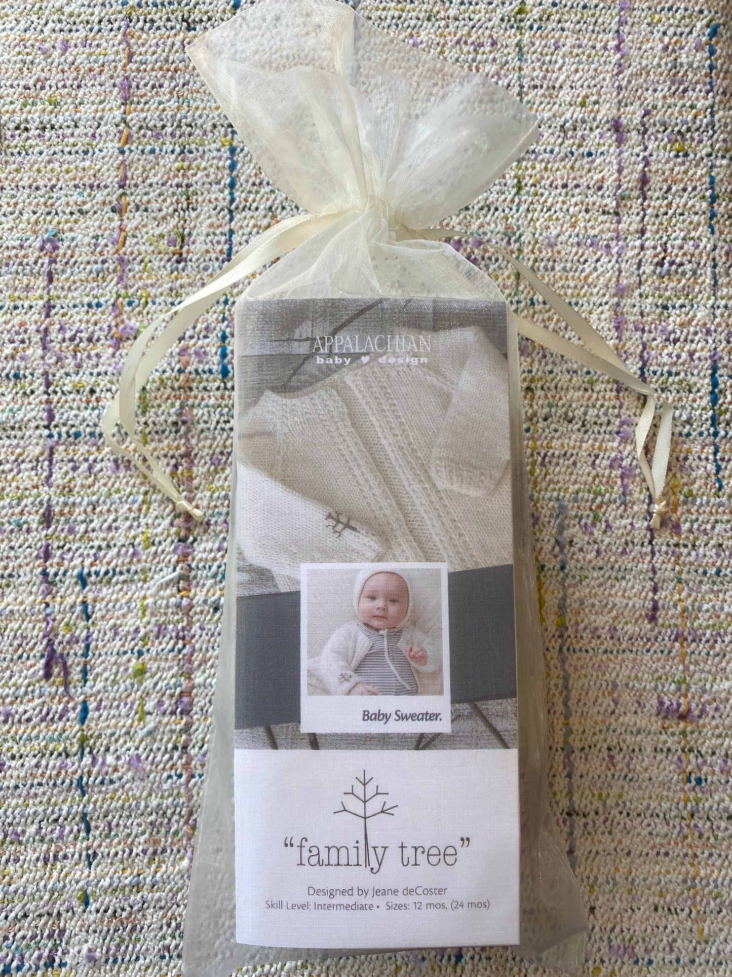 Appalachian Baby - Family Tree Knit Baby Cardigan Kit
