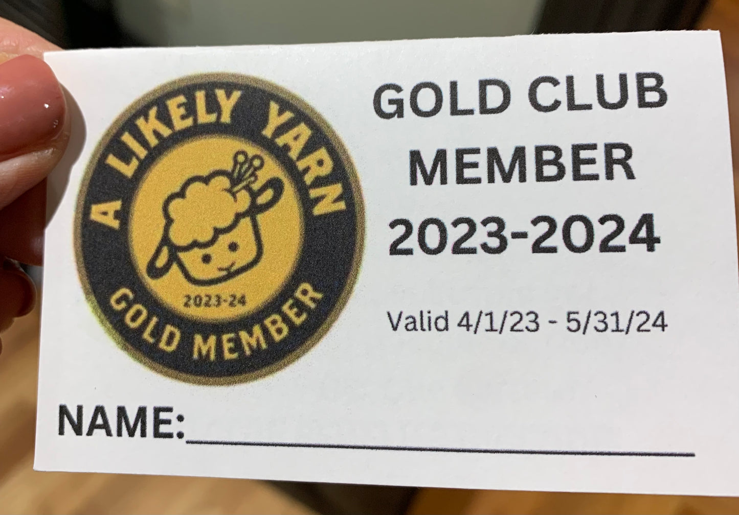 2024 Gold Club Annual Membership